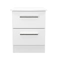 Knightsbridge 2 Drawer Bedside Cabinet
