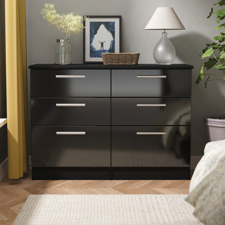 Knightsbridge 6 Drawer Midi Chest