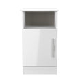 Knightsbridge Open Drawer Bedside Cabinet