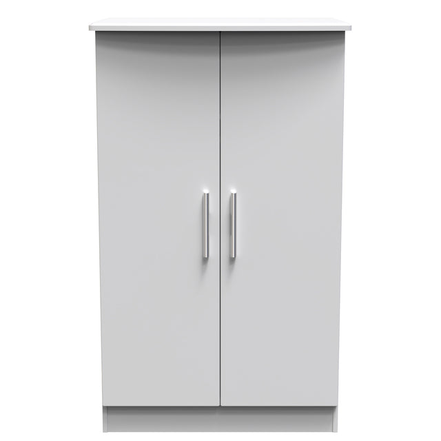 Knightsbridge 2ft6in Plain Midi Wardrobe