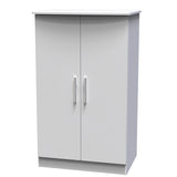 Knightsbridge 2ft6in Plain Midi Wardrobe