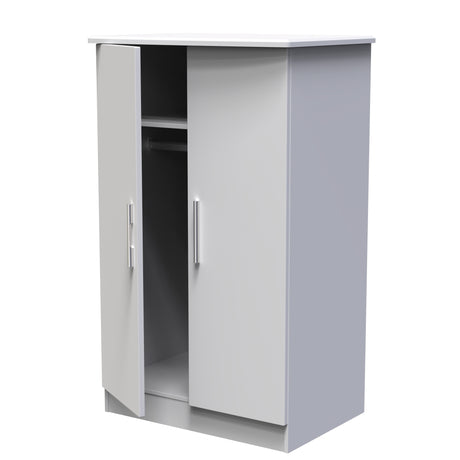 Knightsbridge 2ft6in Plain Midi Wardrobe