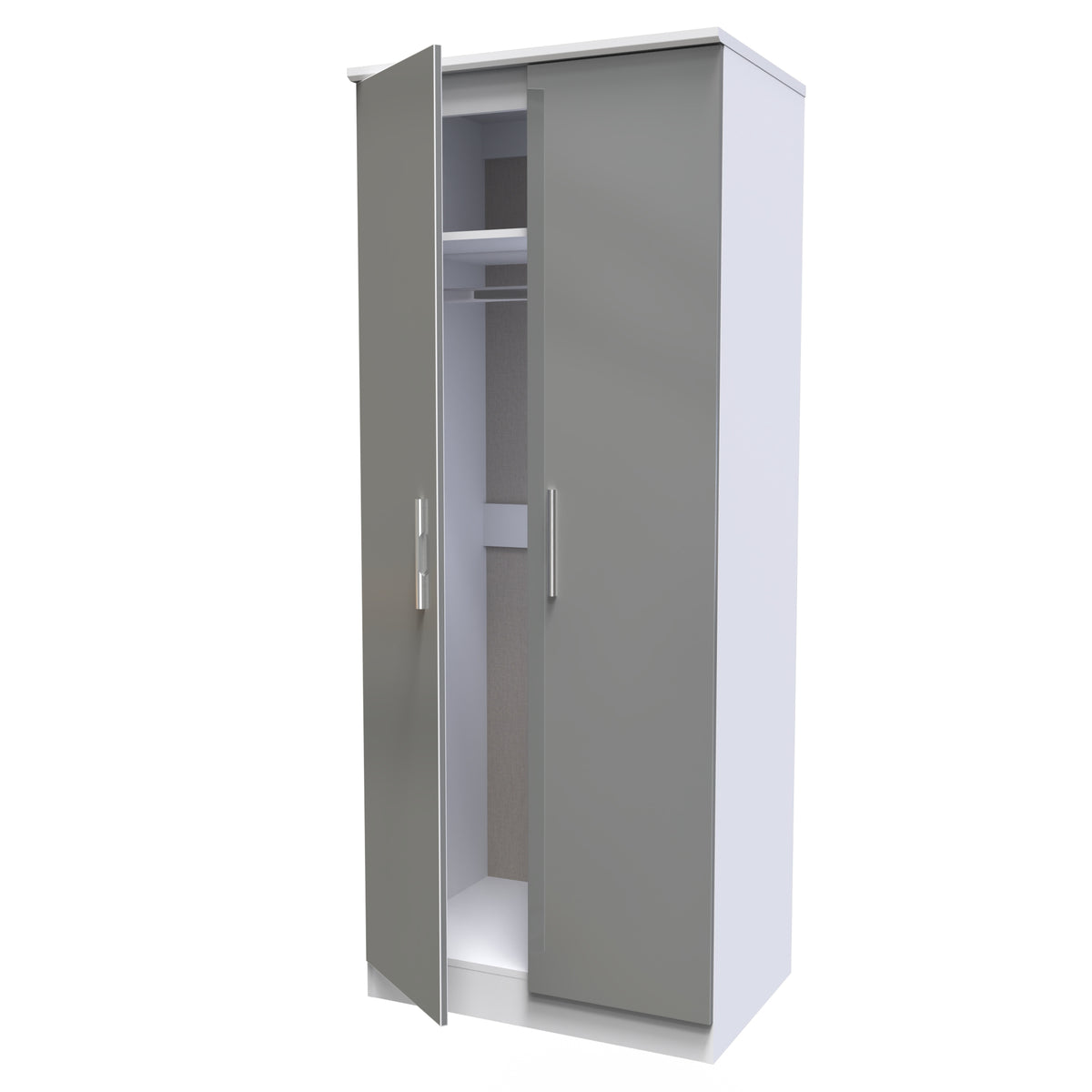 Knightsbridge 2ft6in Plain Wardrobe