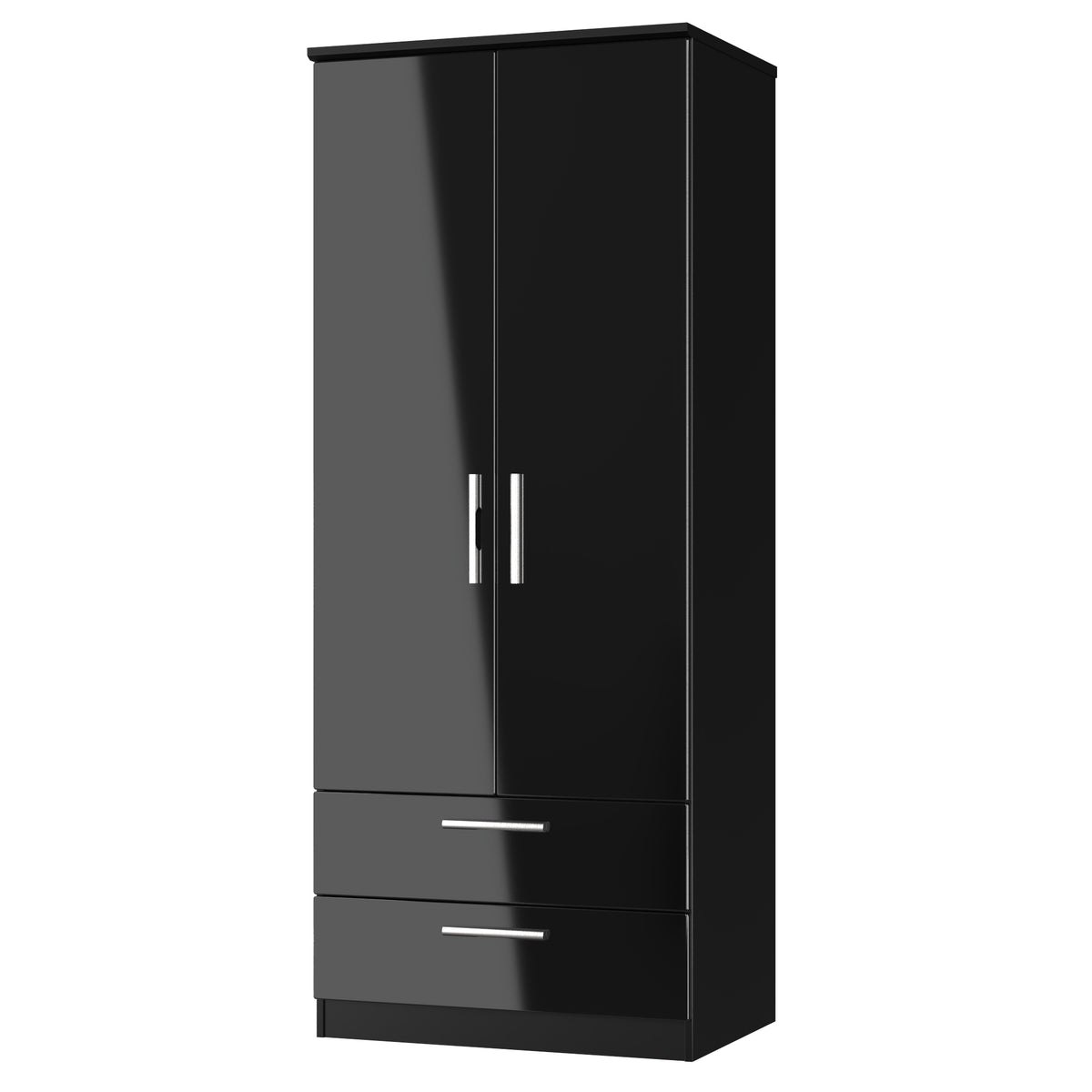 Knightsbridge 2ft6in 2 Drawer Wardrobe