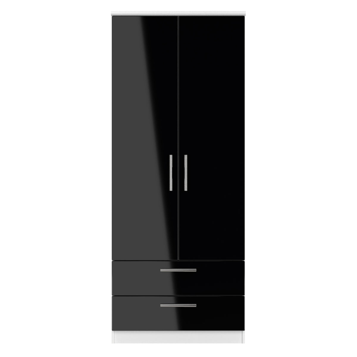 Knightsbridge 2ft6in 2 Drawer Wardrobe