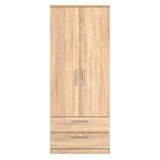 Knightsbridge 2ft6in 2 Drawer Wardrobe