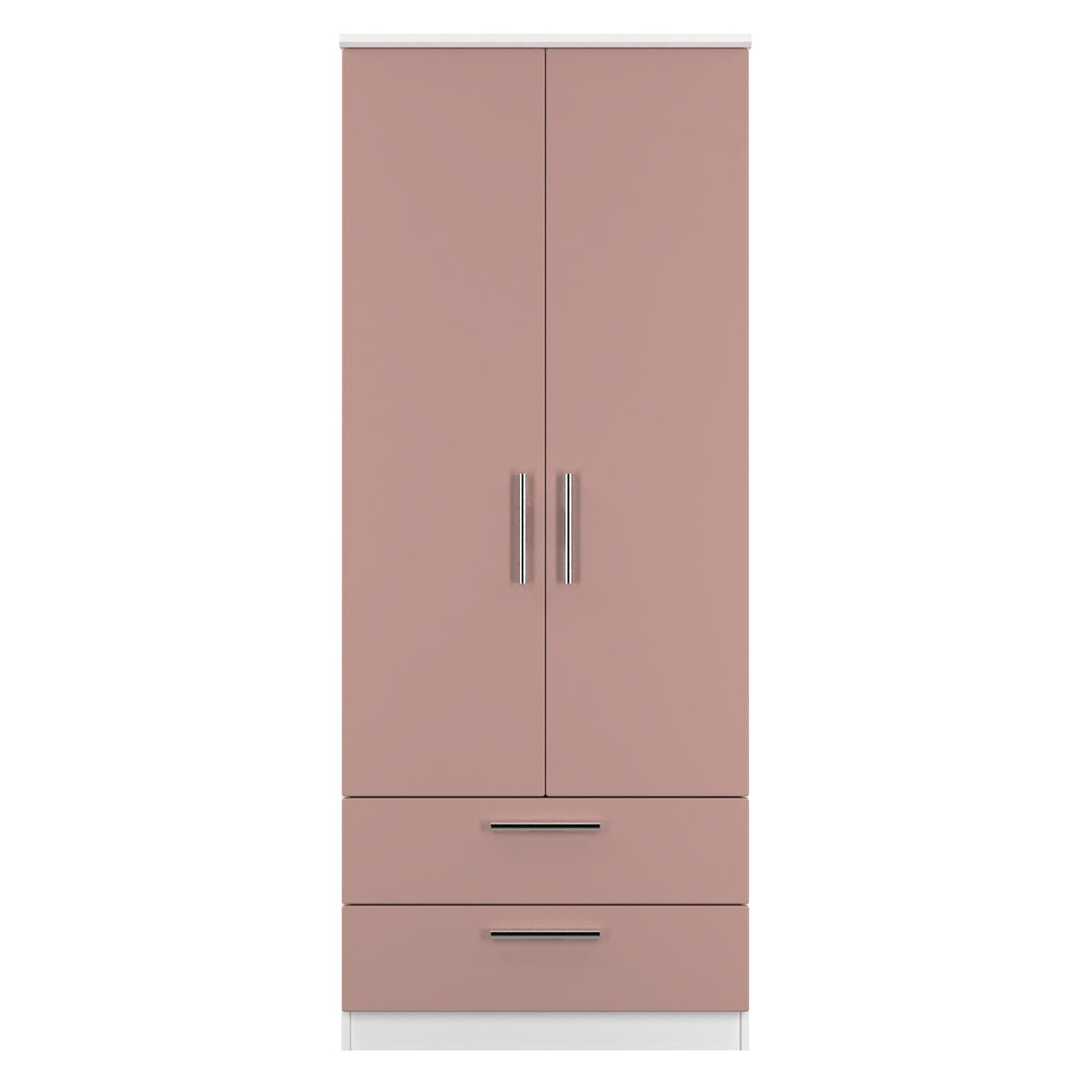 Knightsbridge 2ft6in 2 Drawer Wardrobe