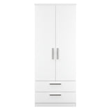 Knightsbridge 2ft6in 2 Drawer Wardrobe