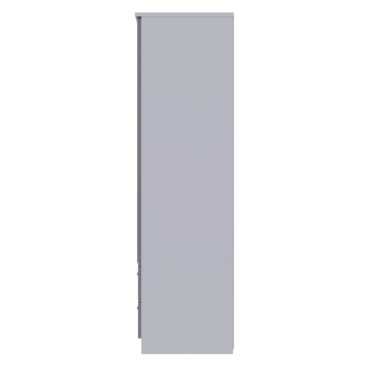 Knightsbridge 2ft6in 2 Drawer Mirror Wardrobe