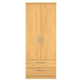 Knightsbridge Tall 2 Drawer Wardrobe