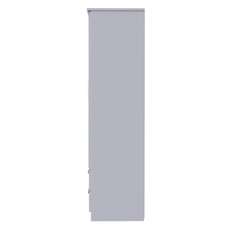 Knightsbridge Tall 2 Drawer Mirrored Wardrobe