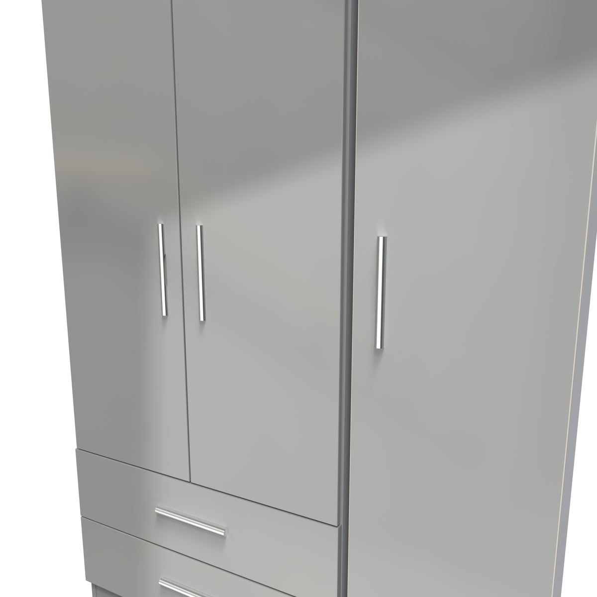 Knightsbridge Triple 2 Drawer Wardrobe