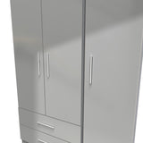 Knightsbridge Triple 2 Drawer Wardrobe
