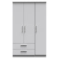 Knightsbridge Triple 2 Drawer Wardrobe