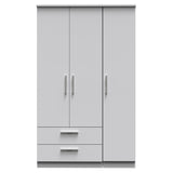 Knightsbridge Triple 2 Drawer Wardrobe