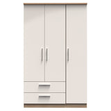 Knightsbridge Triple 2 Drawer Wardrobe