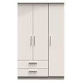 Knightsbridge Triple 2 Drawer Wardrobe