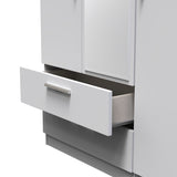 Knightsbridge Triple 2 Drawer Mirrored Wardrobe