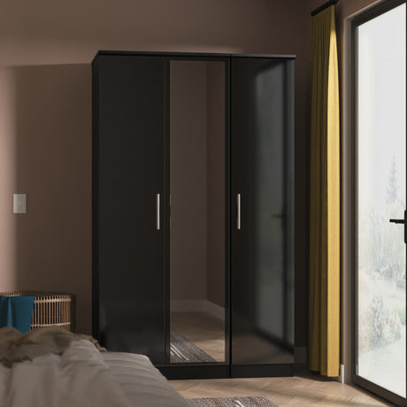 Knightsbridge Triple Mirrored Wardrobe