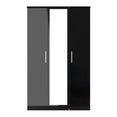 Knightsbridge Triple Mirrored Wardrobe
