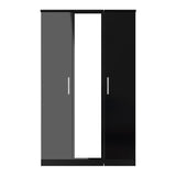 Knightsbridge Triple Mirrored Wardrobe