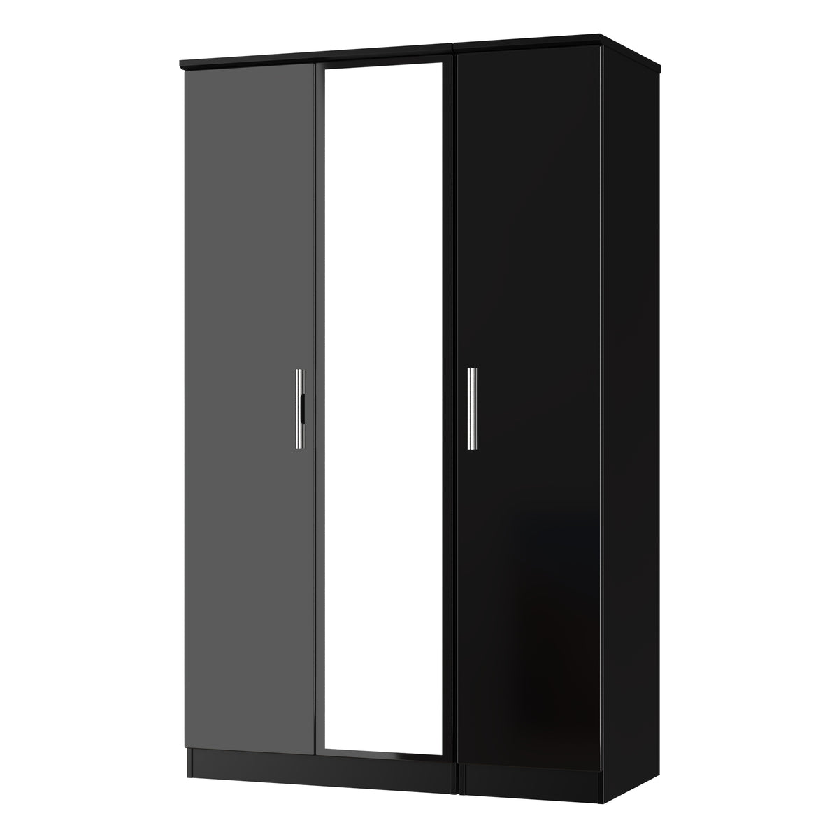 Knightsbridge Triple Mirrored Wardrobe