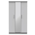 Knightsbridge Triple Mirrored Wardrobe