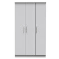 Knightsbridge Tall Triple Plain Wardrobe