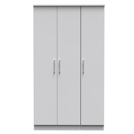 Knightsbridge Tall Triple Plain Wardrobe