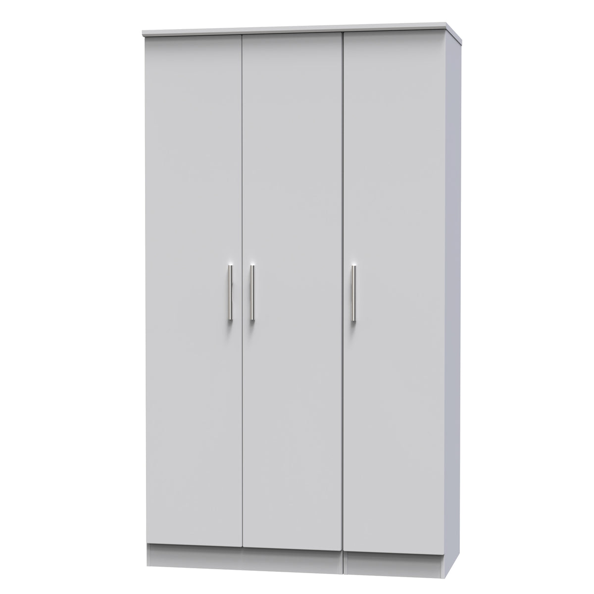 Knightsbridge Tall Triple Plain Wardrobe