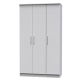 Knightsbridge Tall Triple Plain Wardrobe