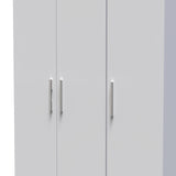 Knightsbridge Tall Triple Plain Wardrobe