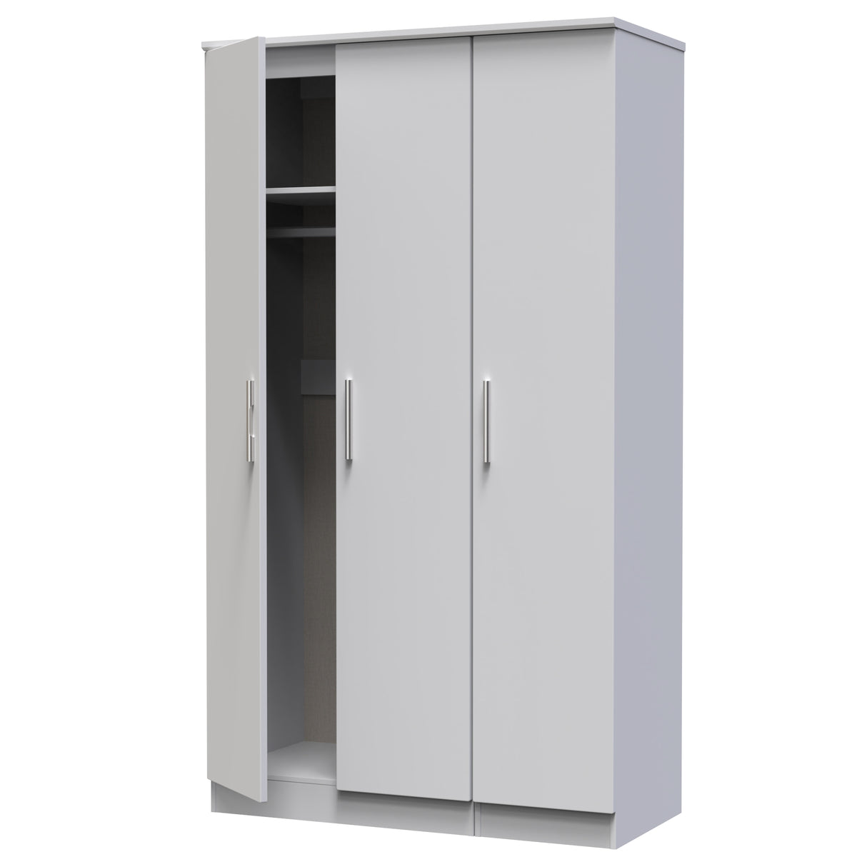 Knightsbridge Tall Triple Plain Wardrobe