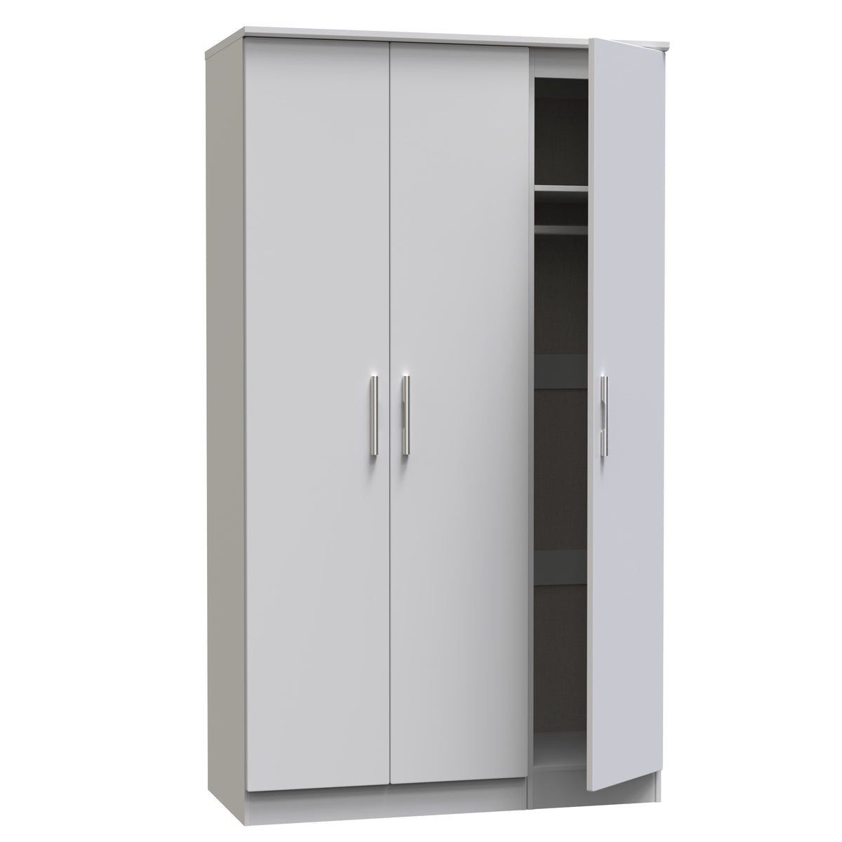 Knightsbridge Tall Triple Plain Wardrobe
