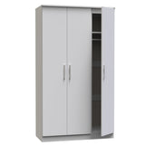 Knightsbridge Tall Triple Plain Wardrobe
