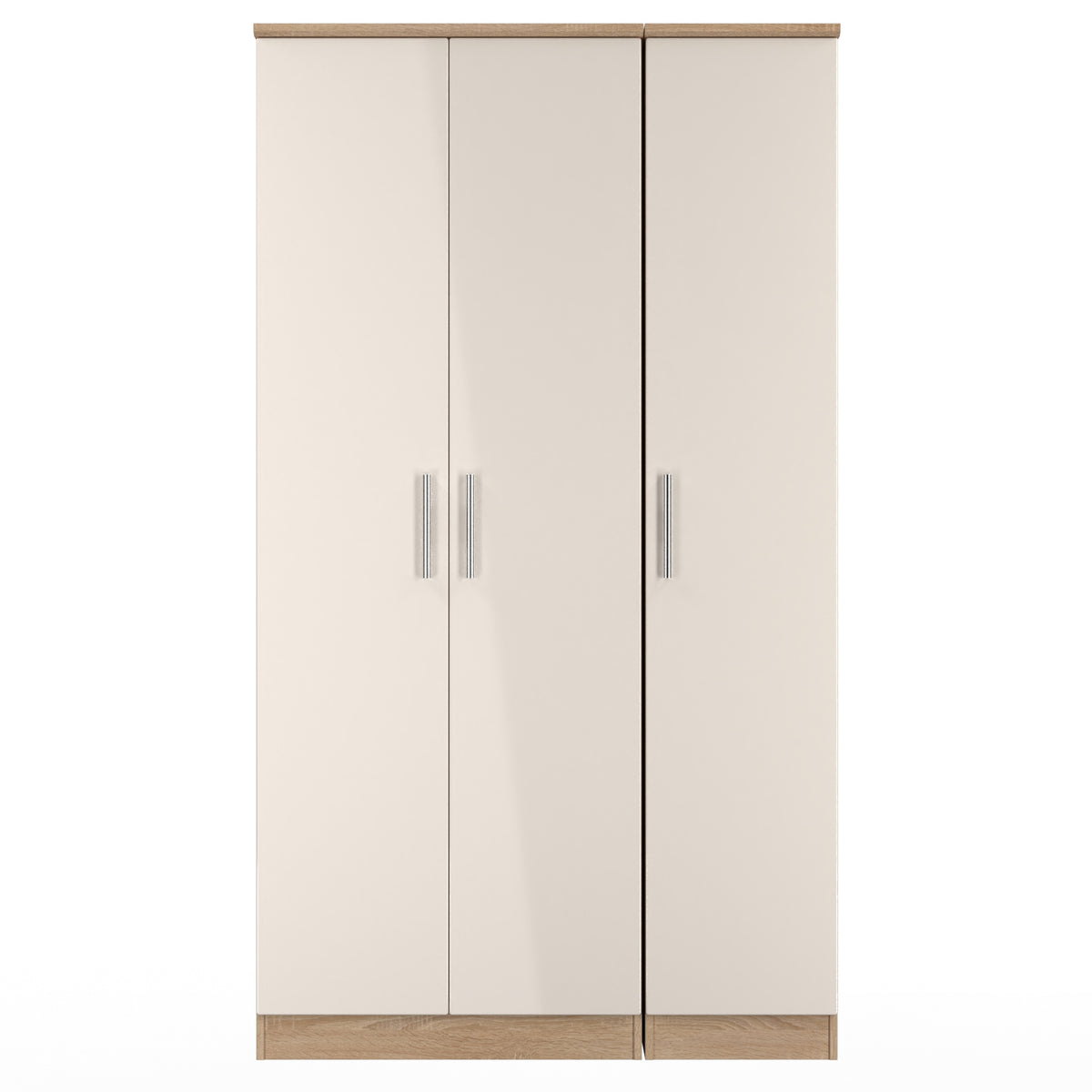 Knightsbridge Tall Triple Plain Wardrobe