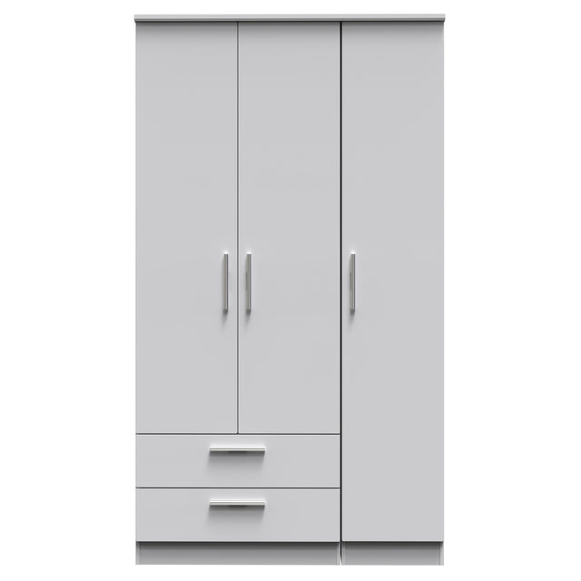 Knightsbridge Tall Triple 2 Drawer Wardrobe