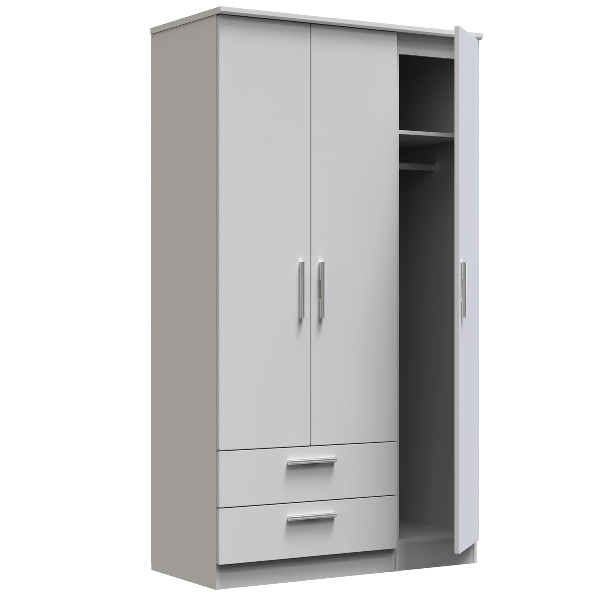 Knightsbridge Tall Triple 2 Drawer Wardrobe