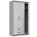 Knightsbridge Tall Triple 2 Drawer Wardrobe