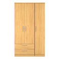 Knightsbridge Tall Triple 2 Drawer Wardrobe