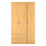 Knightsbridge Tall Triple 2 Drawer Wardrobe
