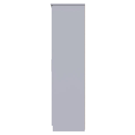 Knightsbridge Tall Triple 2 Drawer Mirrored Wardrobe