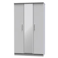 Knightsbridge Tall Triple Mirrored Wardrobe