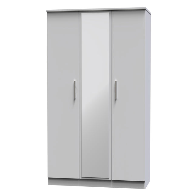 Knightsbridge Tall Triple Mirrored Wardrobe