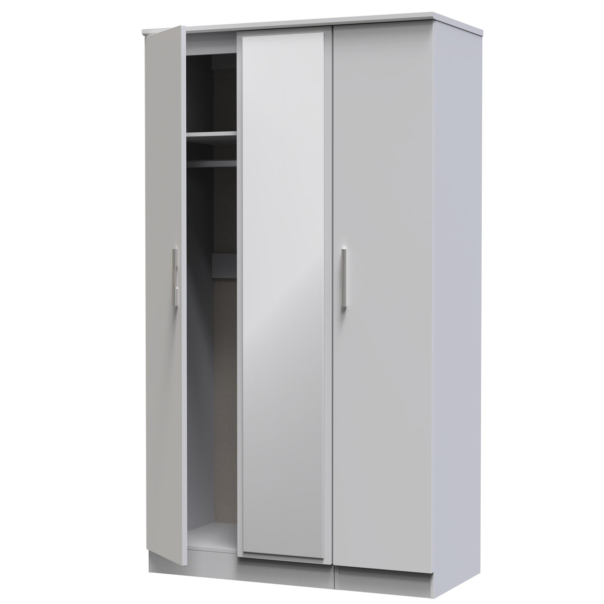 Knightsbridge Tall Triple Mirrored Wardrobe