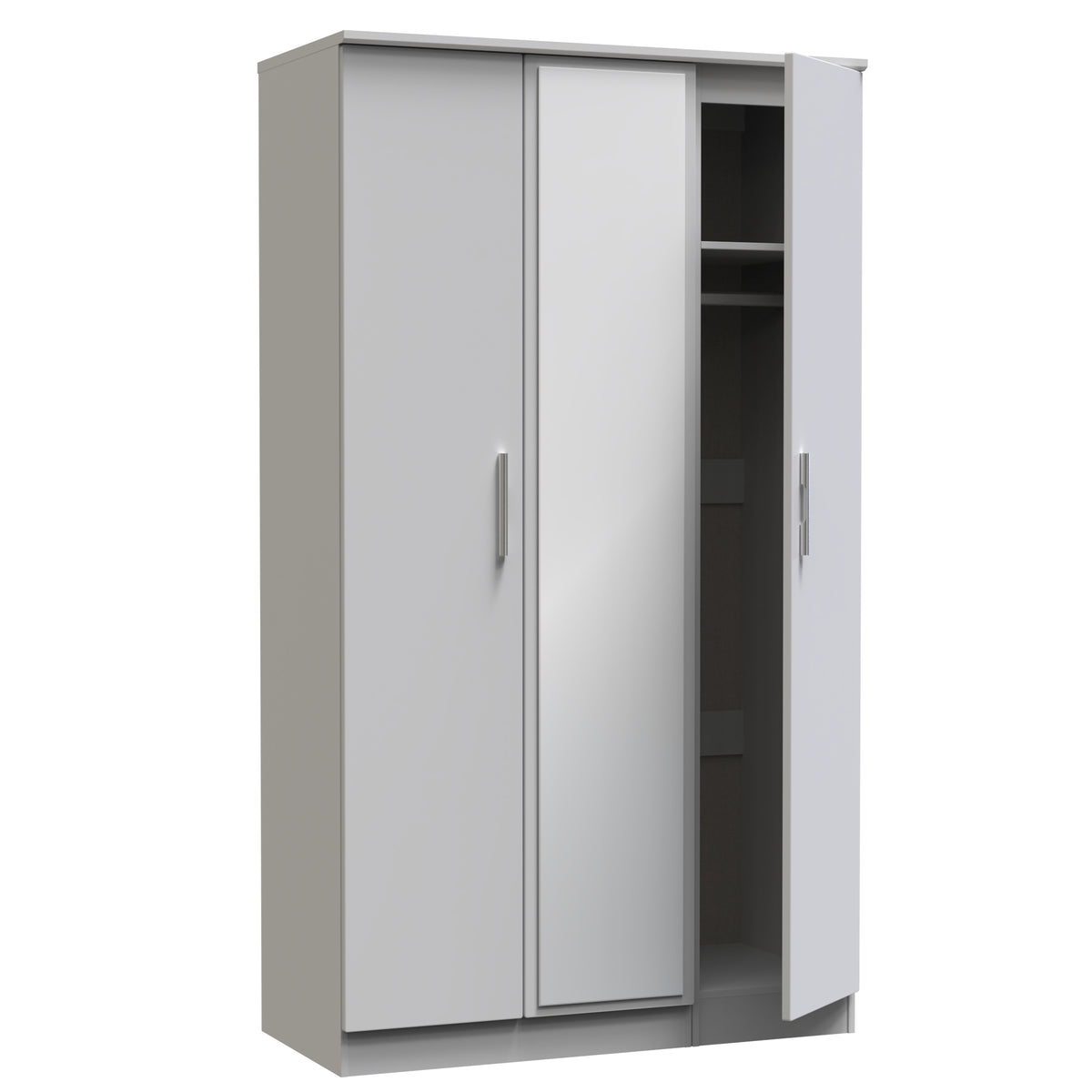 Knightsbridge Tall Triple Mirrored Wardrobe