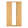 Knightsbridge Tall Triple Mirrored Wardrobe