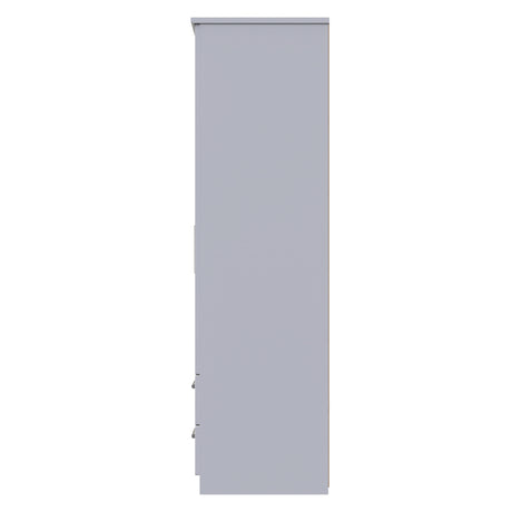 Knightsbridge Triple Plain + Drawer Wardrobe