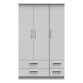 Knightsbridge Triple 2 Drawer + Drawer Wardrobe