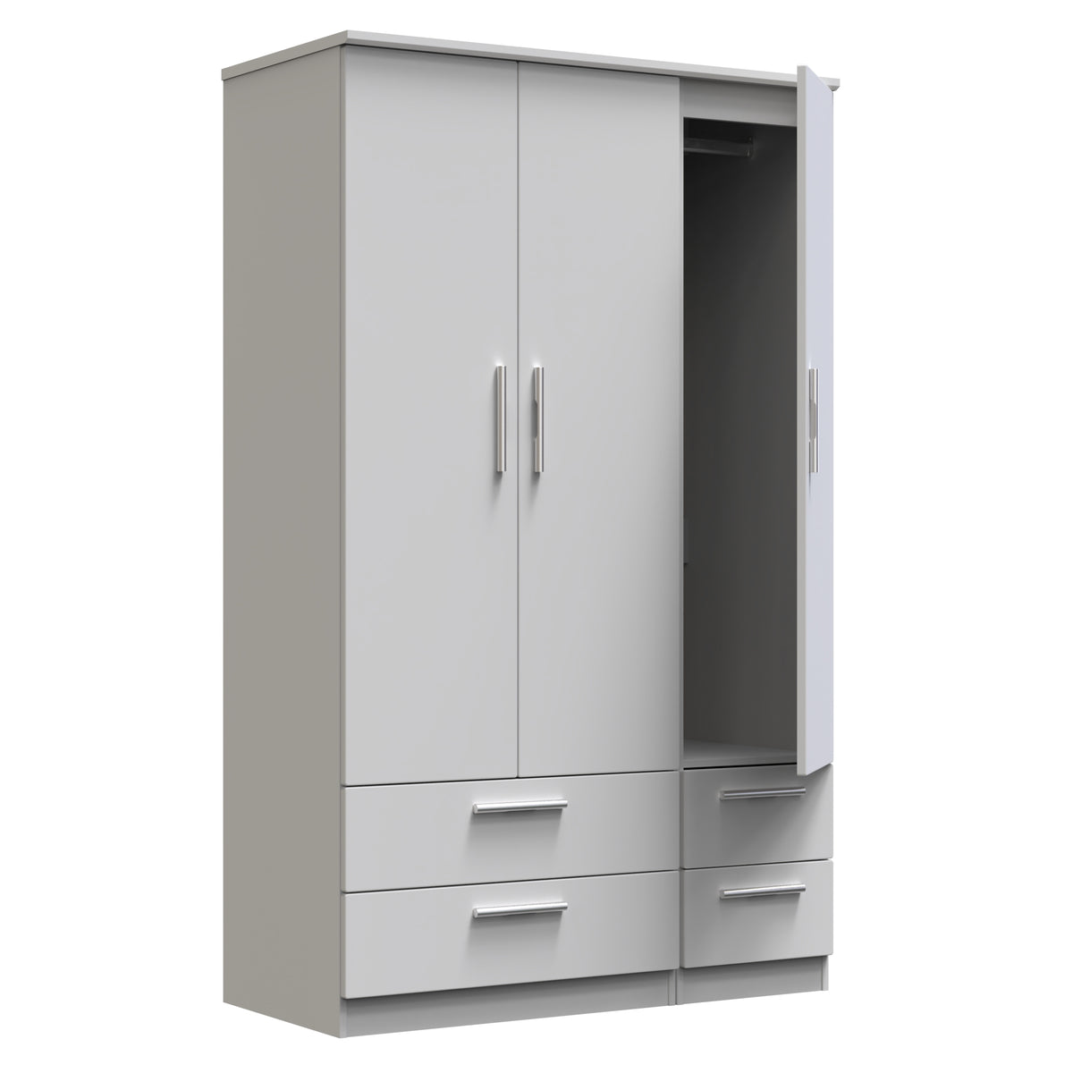 Knightsbridge Triple 2 Drawer + Drawer Wardrobe